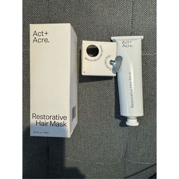 Act + Acre Restorative Hair Mask New In Box - Picture 2 of 2